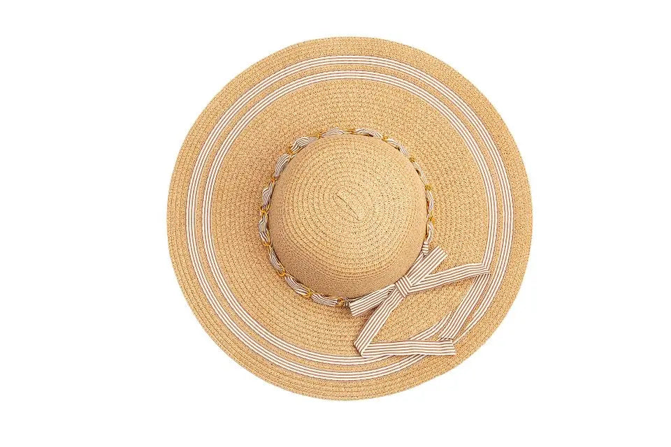 Summer Straw Hat -  Voile