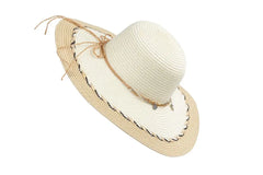 Summer Straw Hat -  Voile