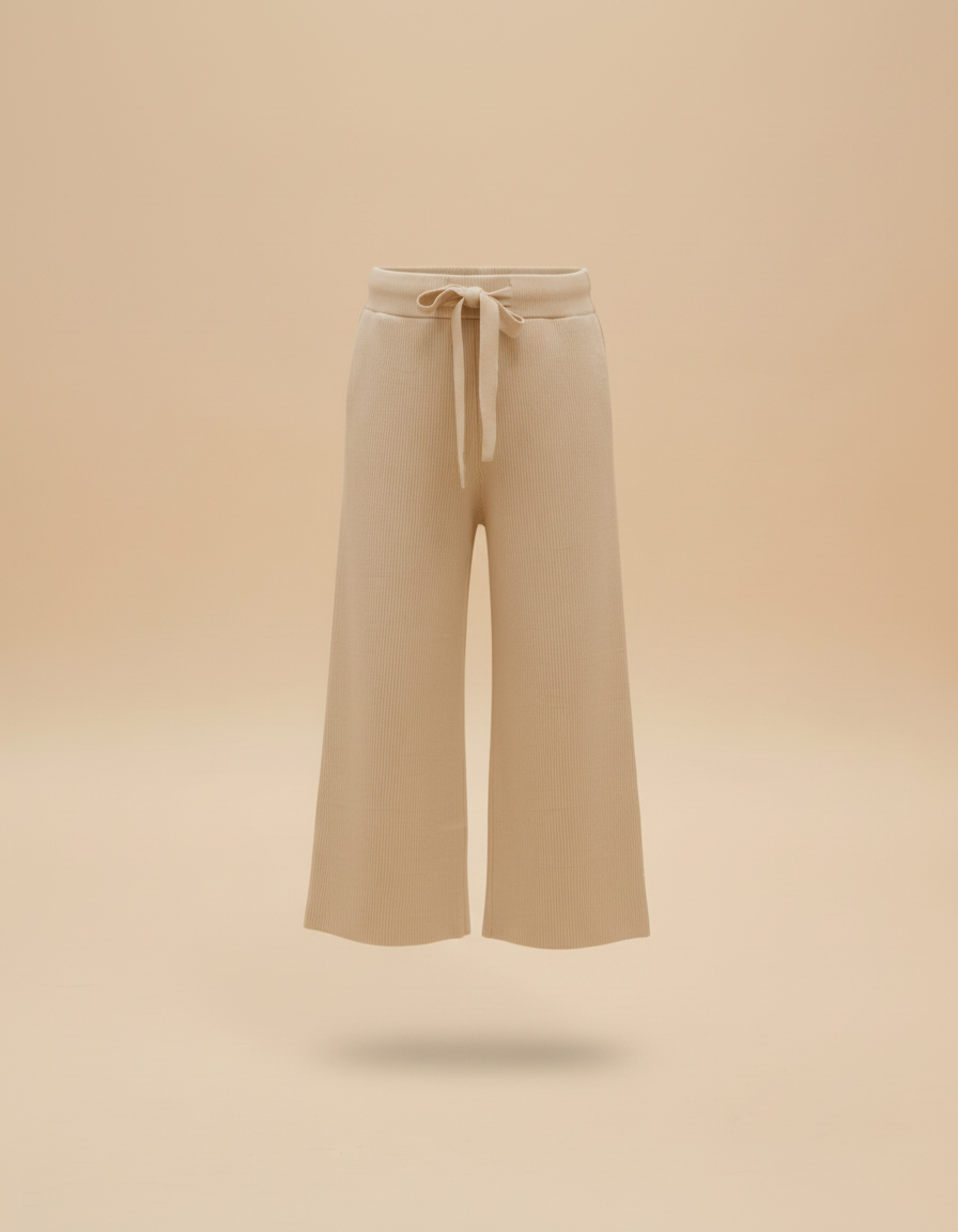 Agnese Ribbed Trousers – Drawstring  Miss Grant
