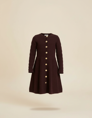 Asia Knitted Midi Dress – Button-Front  Miss Grant