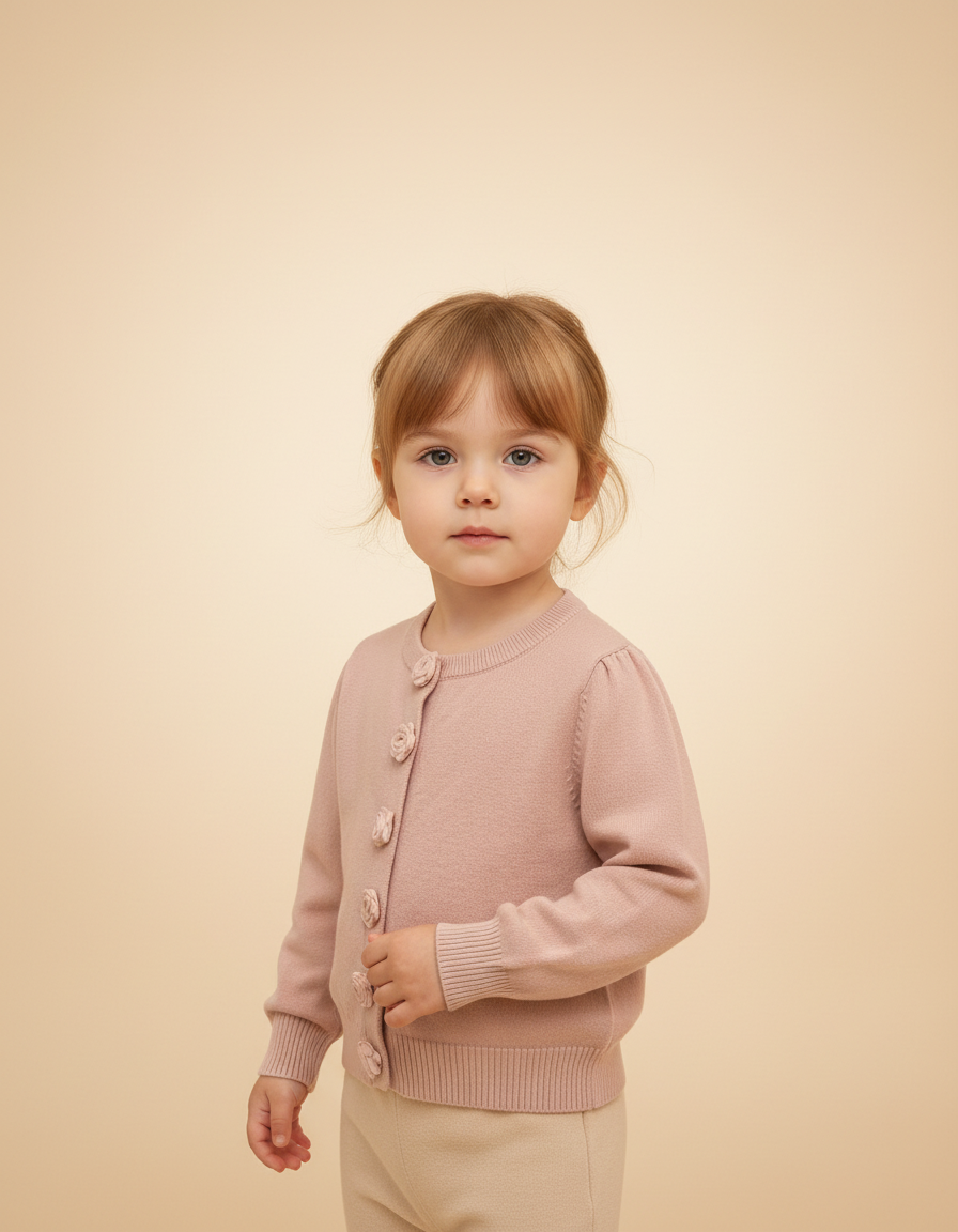 Francesca Viscose Cardigan – Button-Front  Miss Grant
