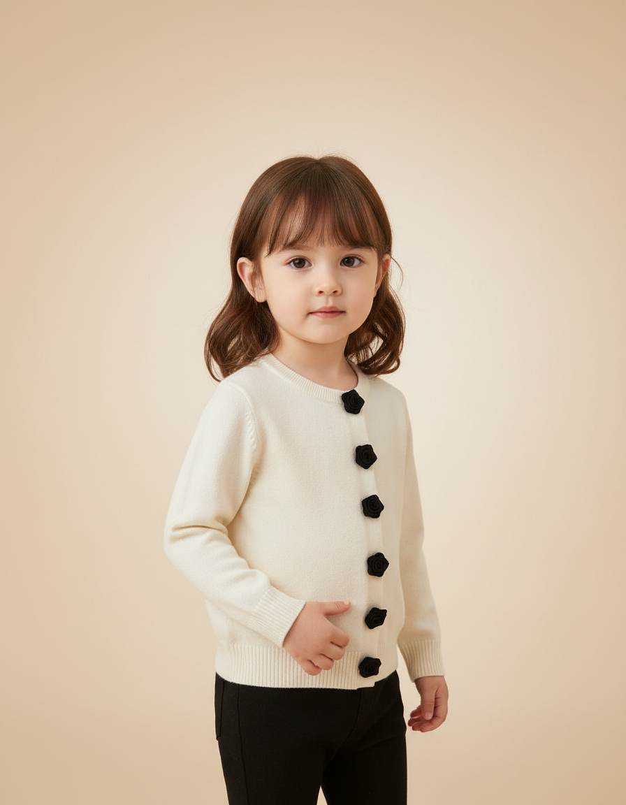 Francesca Viscose Cardigan – Button-Front  Miss Grant