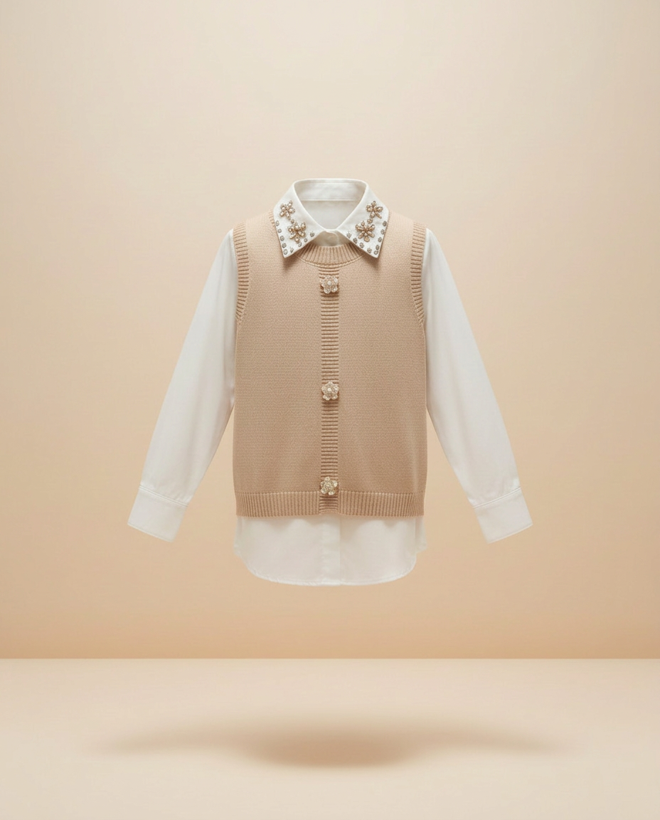 Ludovica Everyday Blouse – Button-Front  Miss Grant
