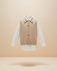Ludovica Everyday Blouse – Button-Front  Miss Grant