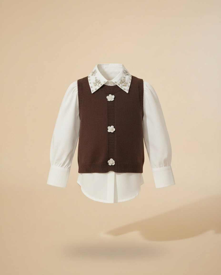 Ludovica Everyday Blouse – Button-Front  Miss Grant