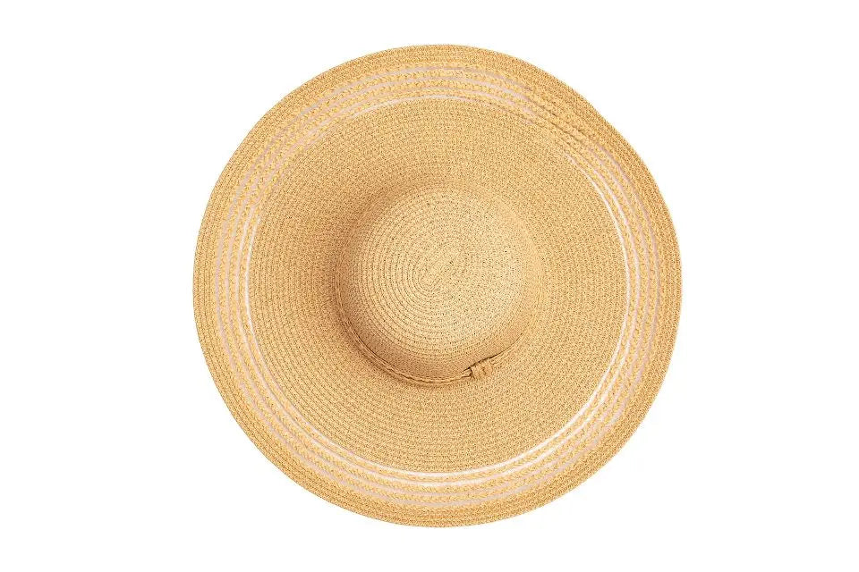 Summer Straw Hat -  Voile