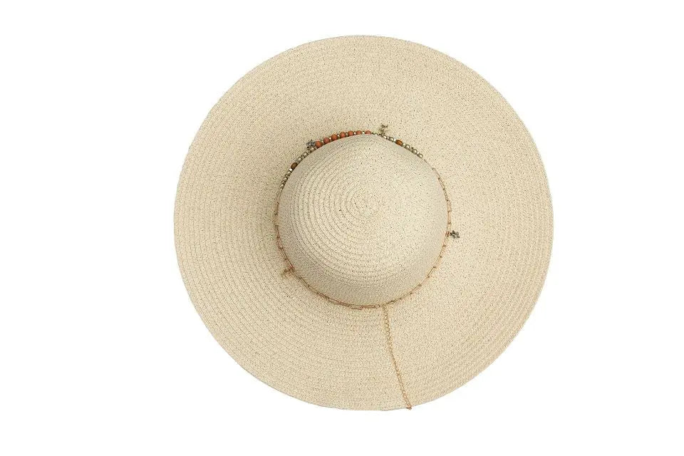 Summer Straw Hat -  Voile