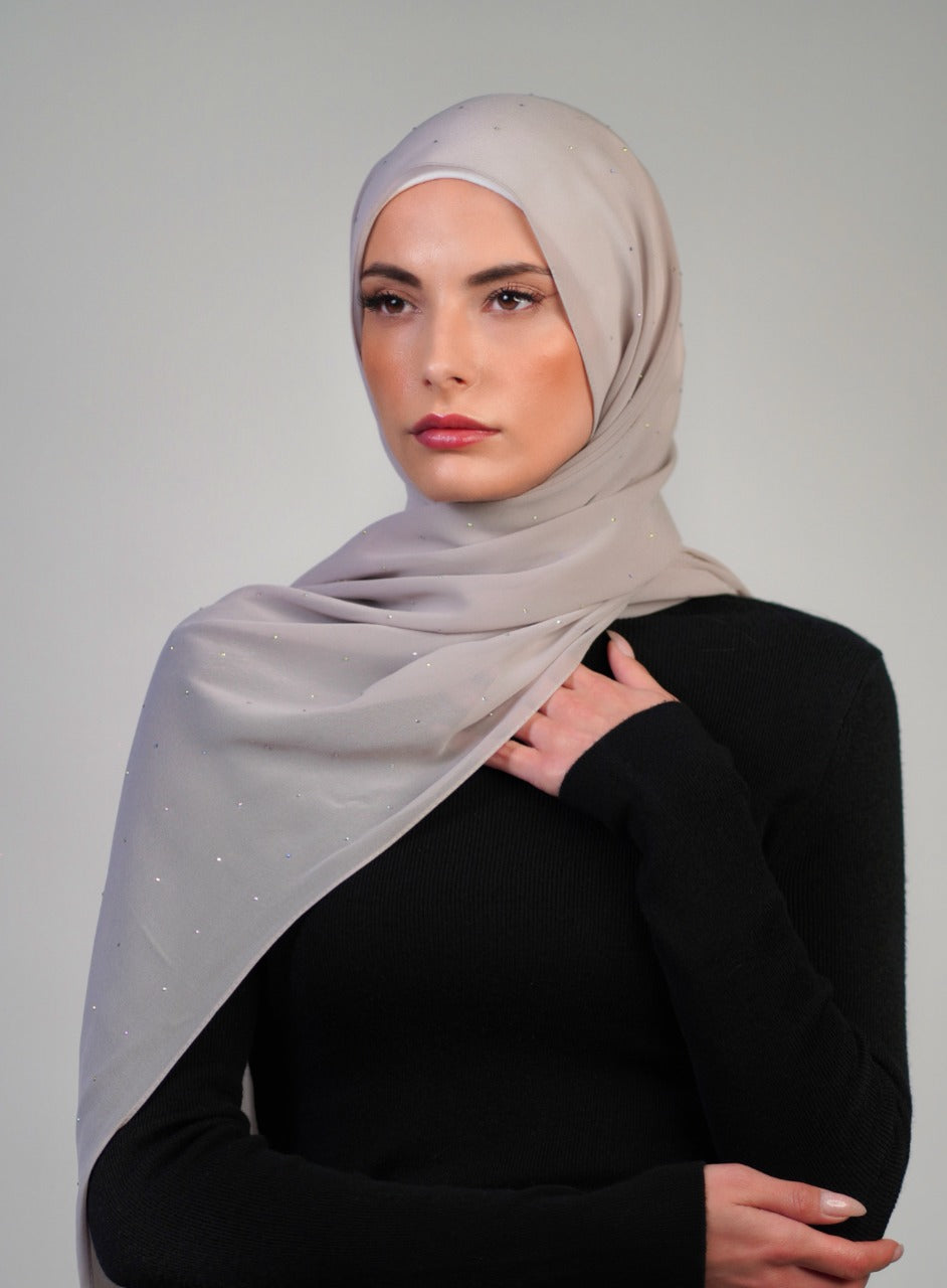 Crepe With Stones - Voile Fashion