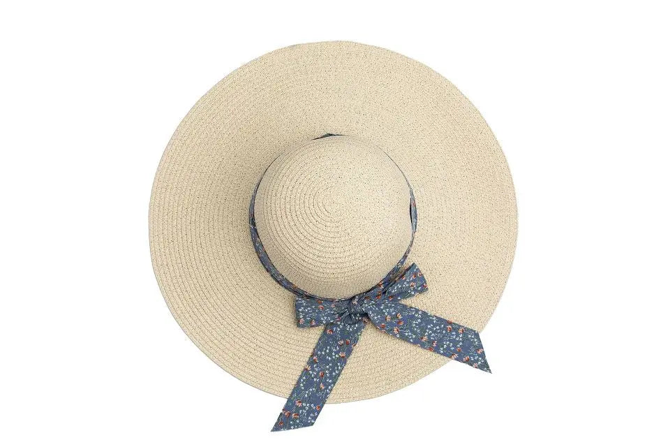 Summer Straw Hat -  Voile