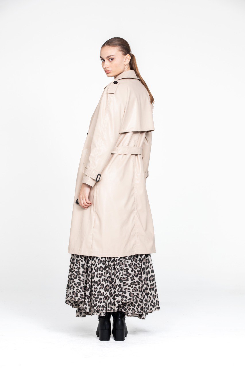 Leather Coat - Voile Fashion