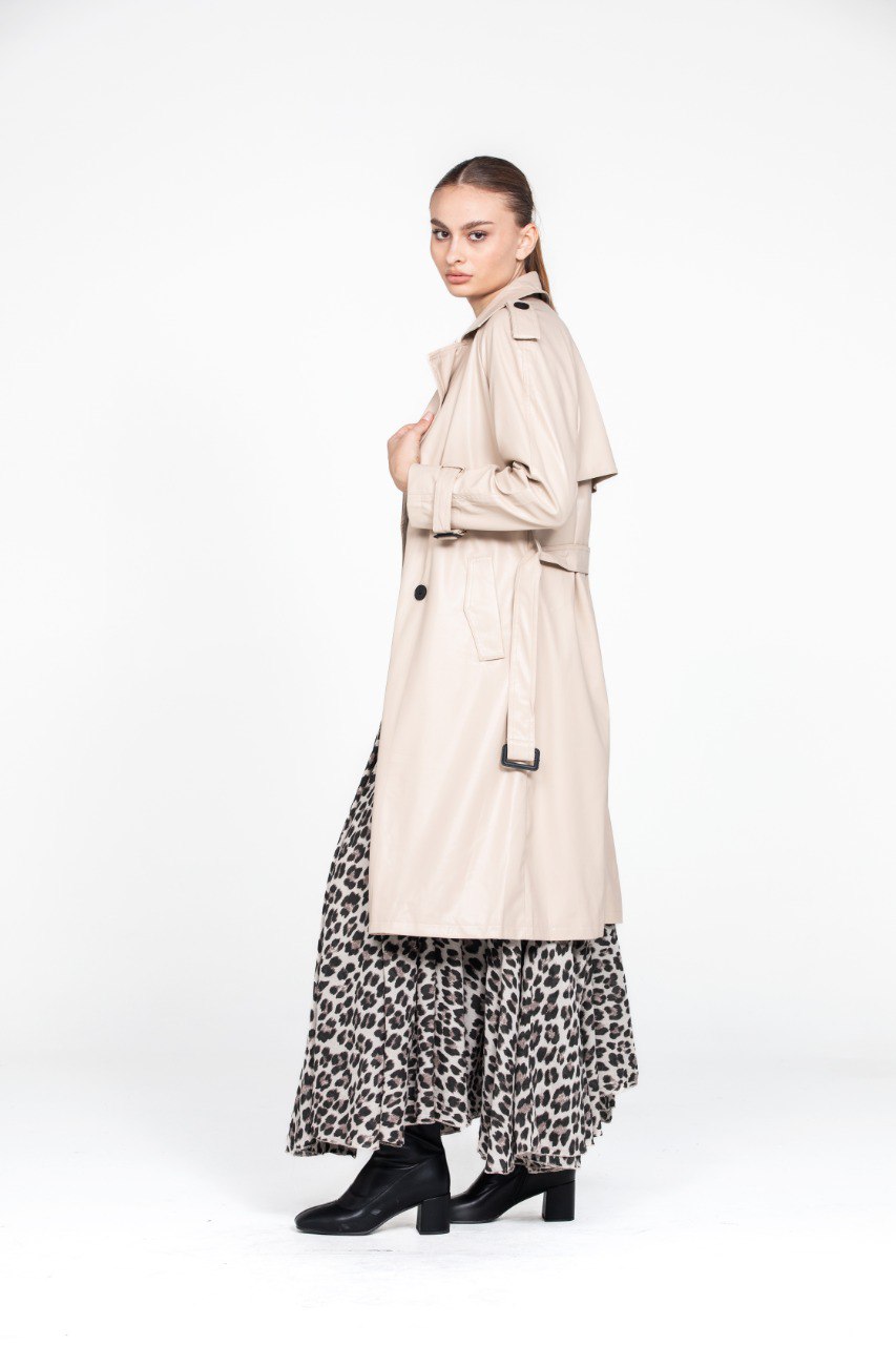 Leather Coat - Voile Fashion