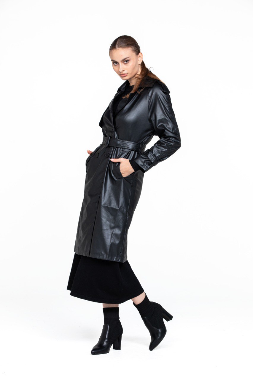 Leather Coat  Elora