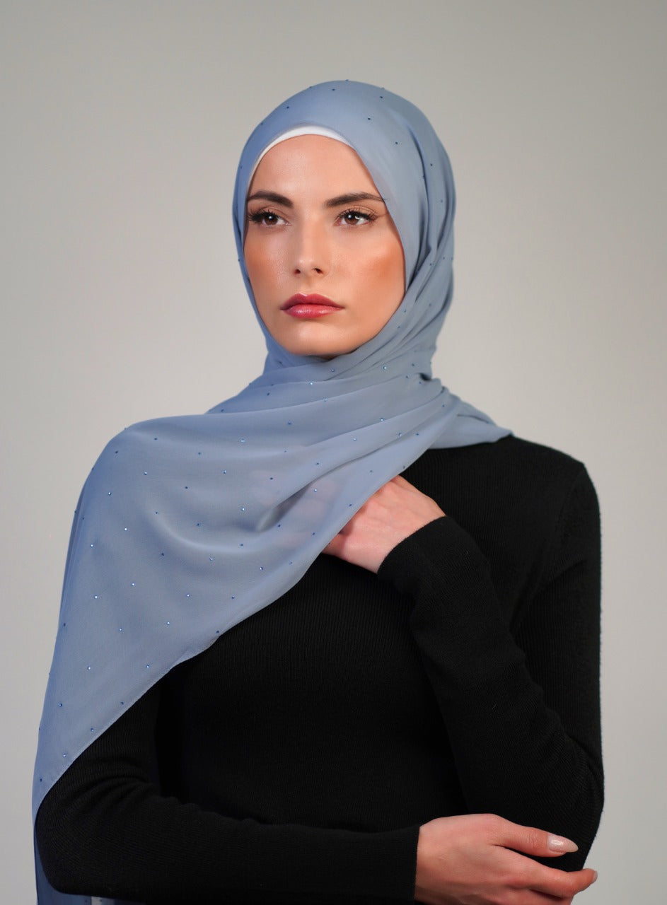 Crepe With Stones - Voile Fashion