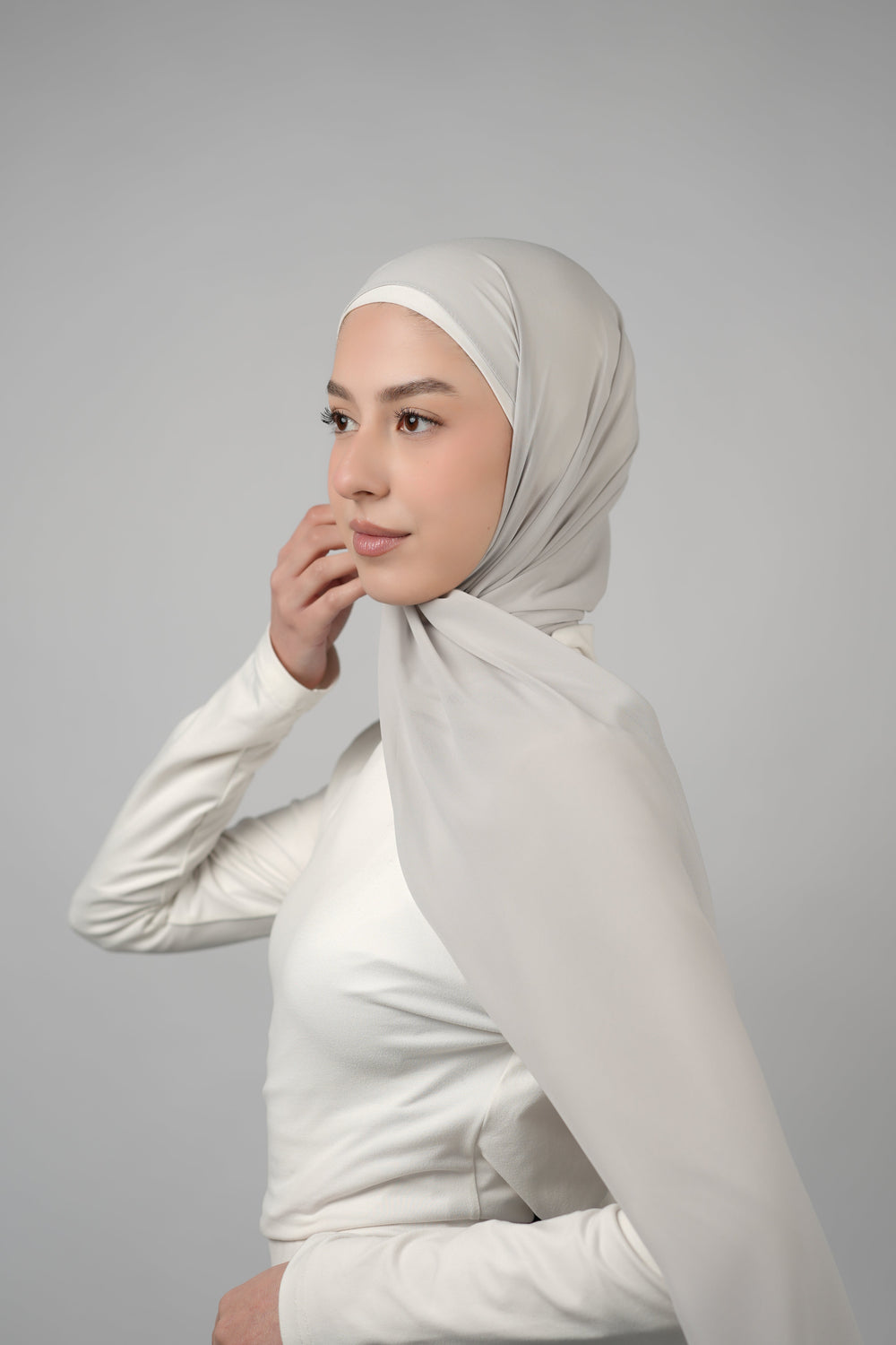 Basic Plain Chiffon Hijab  Voile