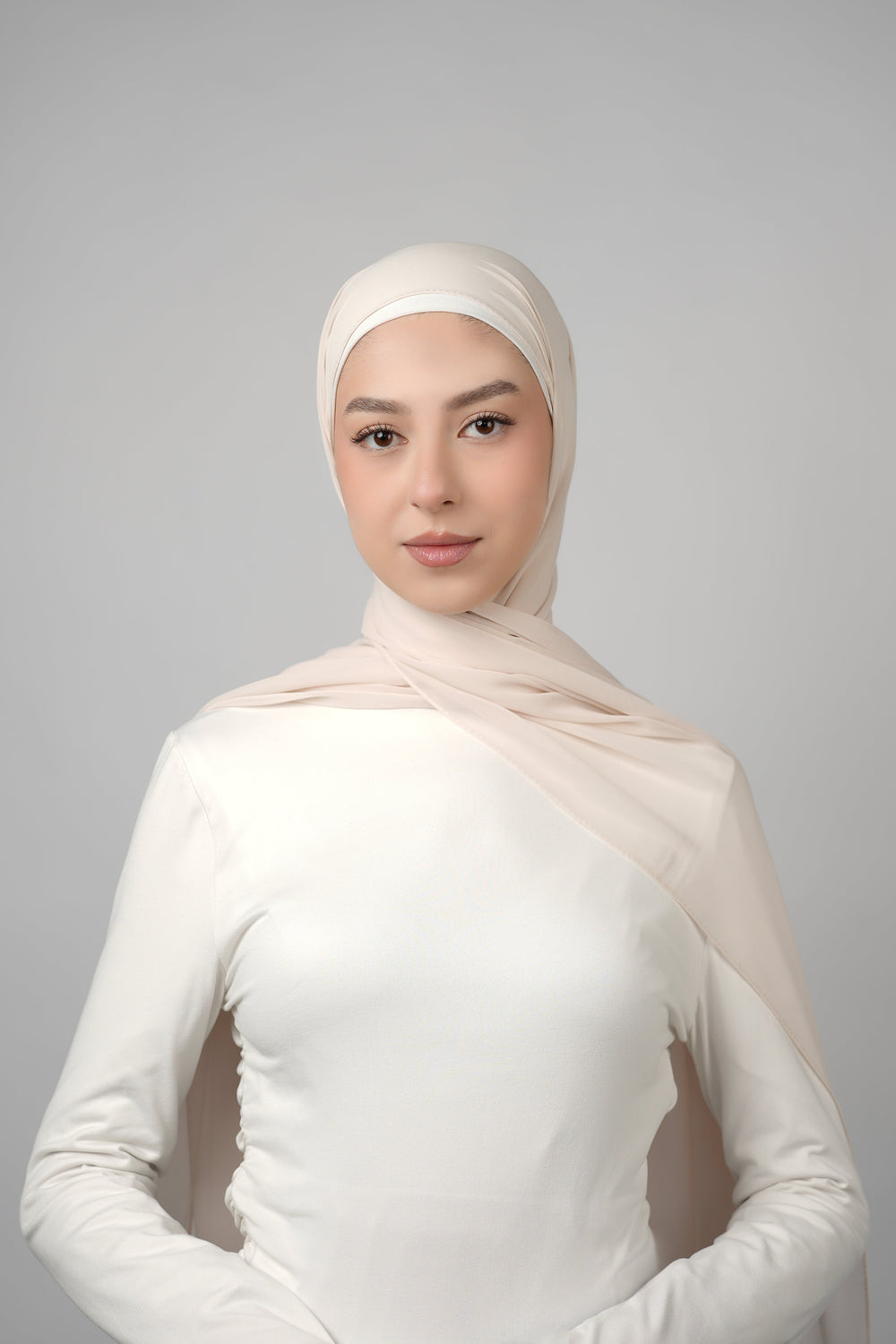 Basic Plain Chiffon Hijab  Voile