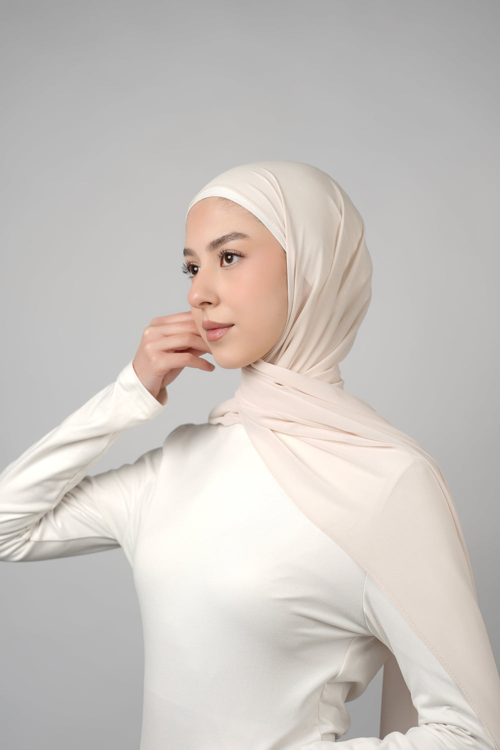 Basic Plain Chiffon Hijab  Voile