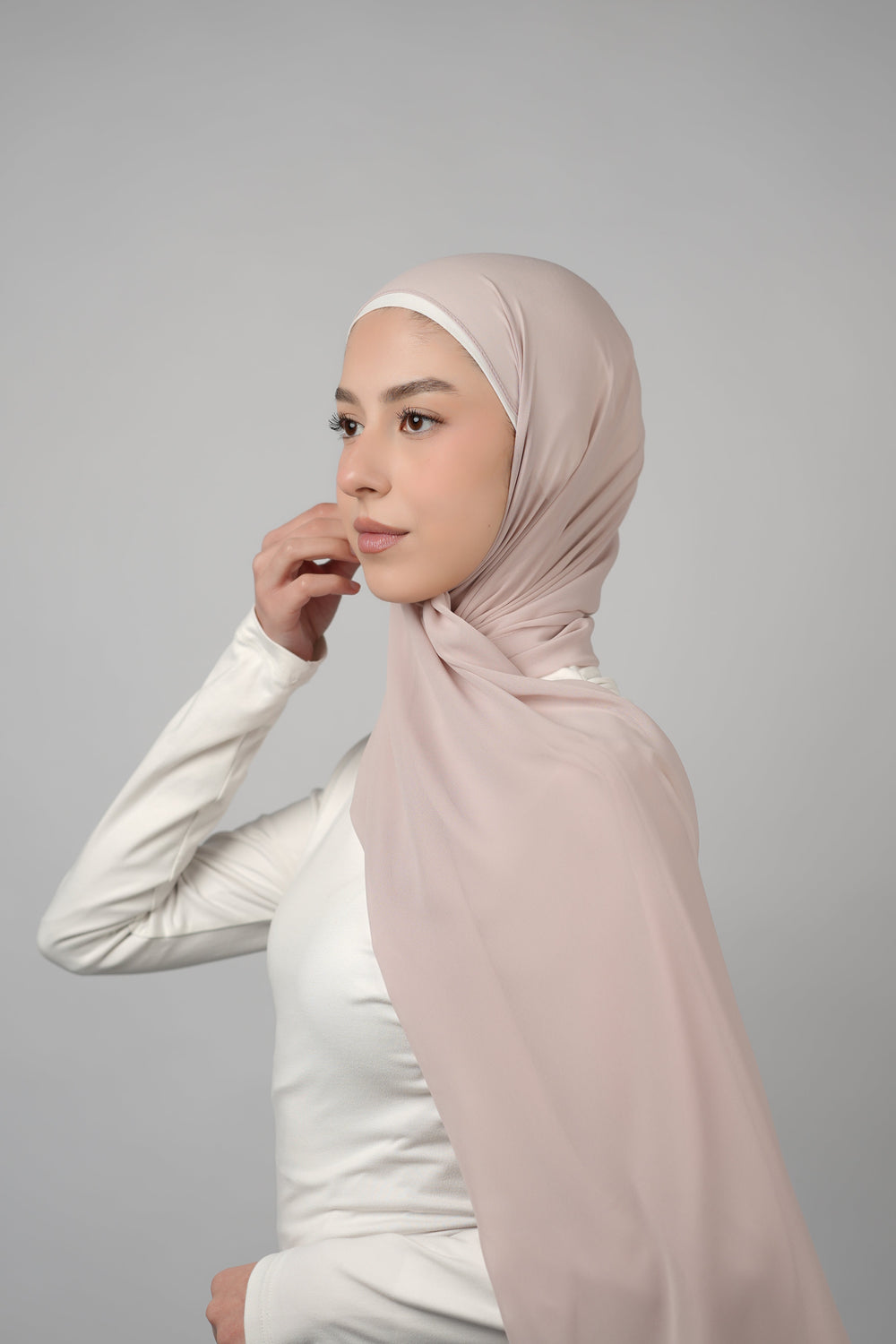 Basic Plain Chiffon Hijab  Voile