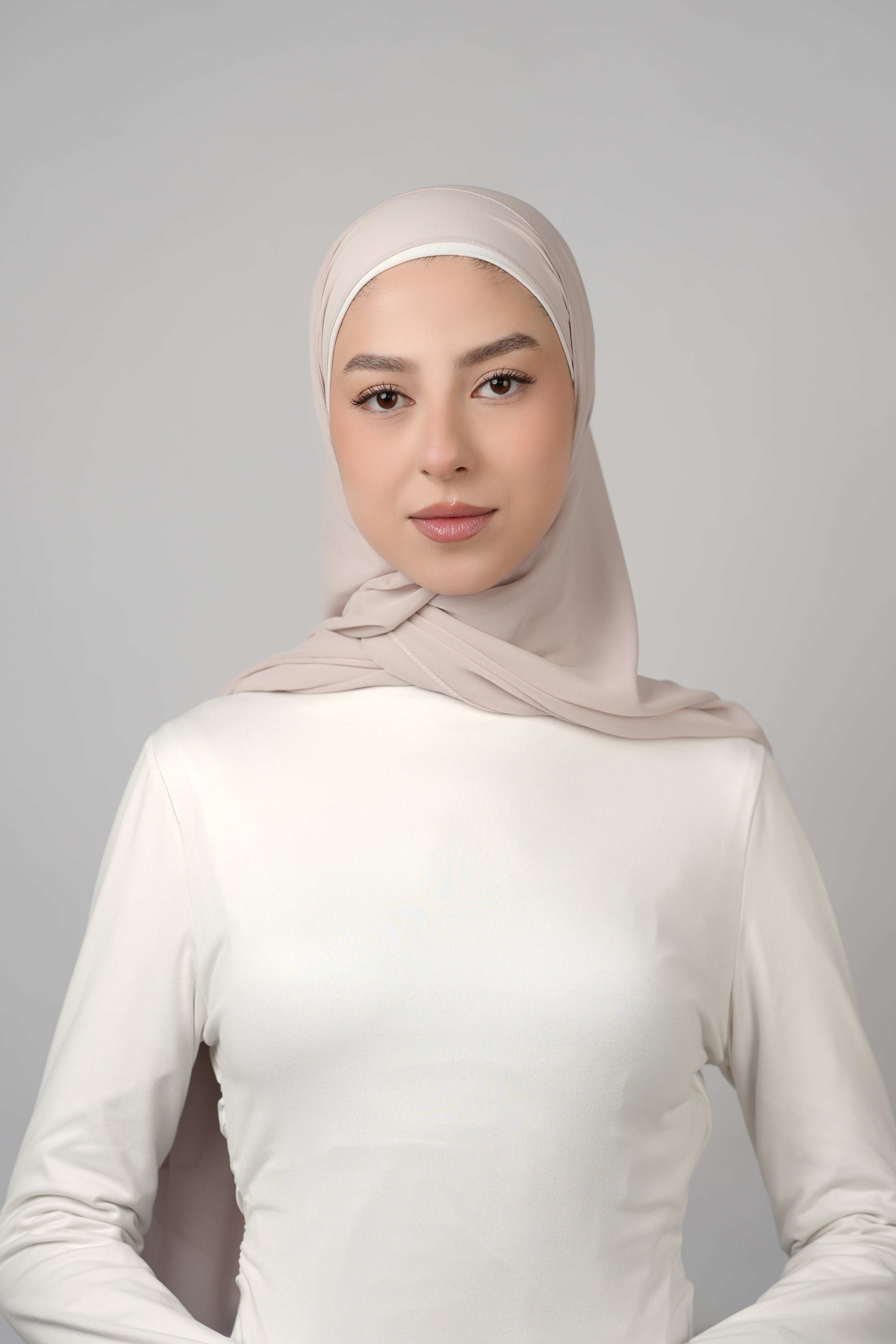 Basic Plain Chiffon Hijab  Voile