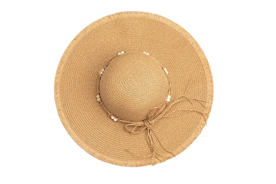 Summer Straw Hat -  Voile