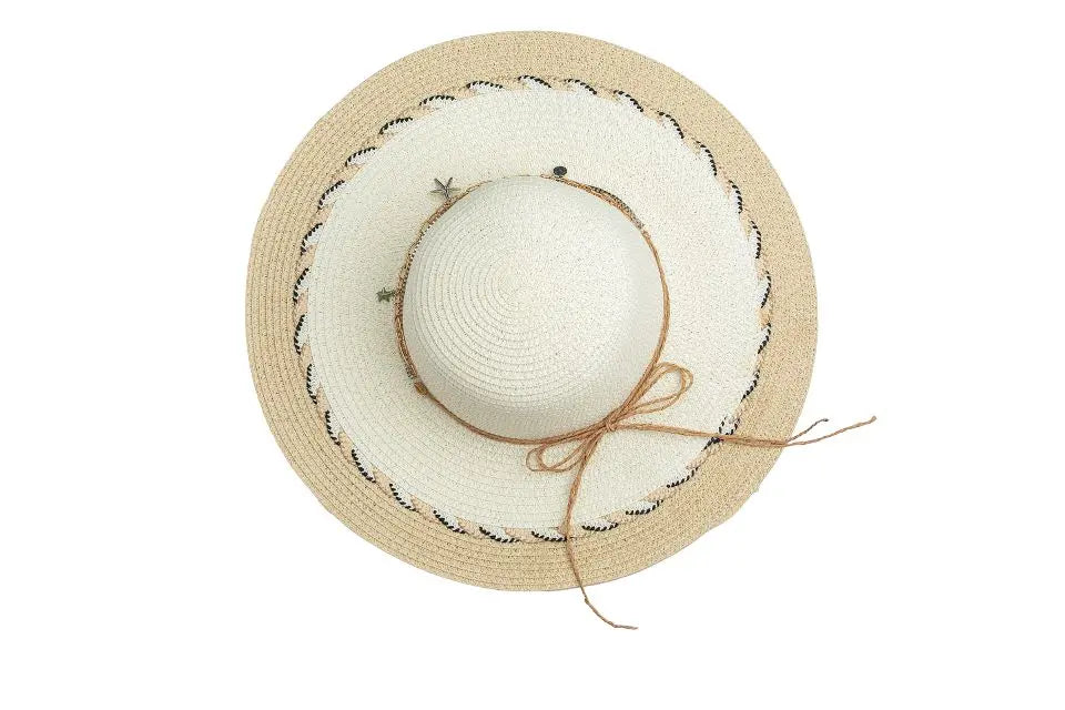 Summer Straw Hat -  Voile