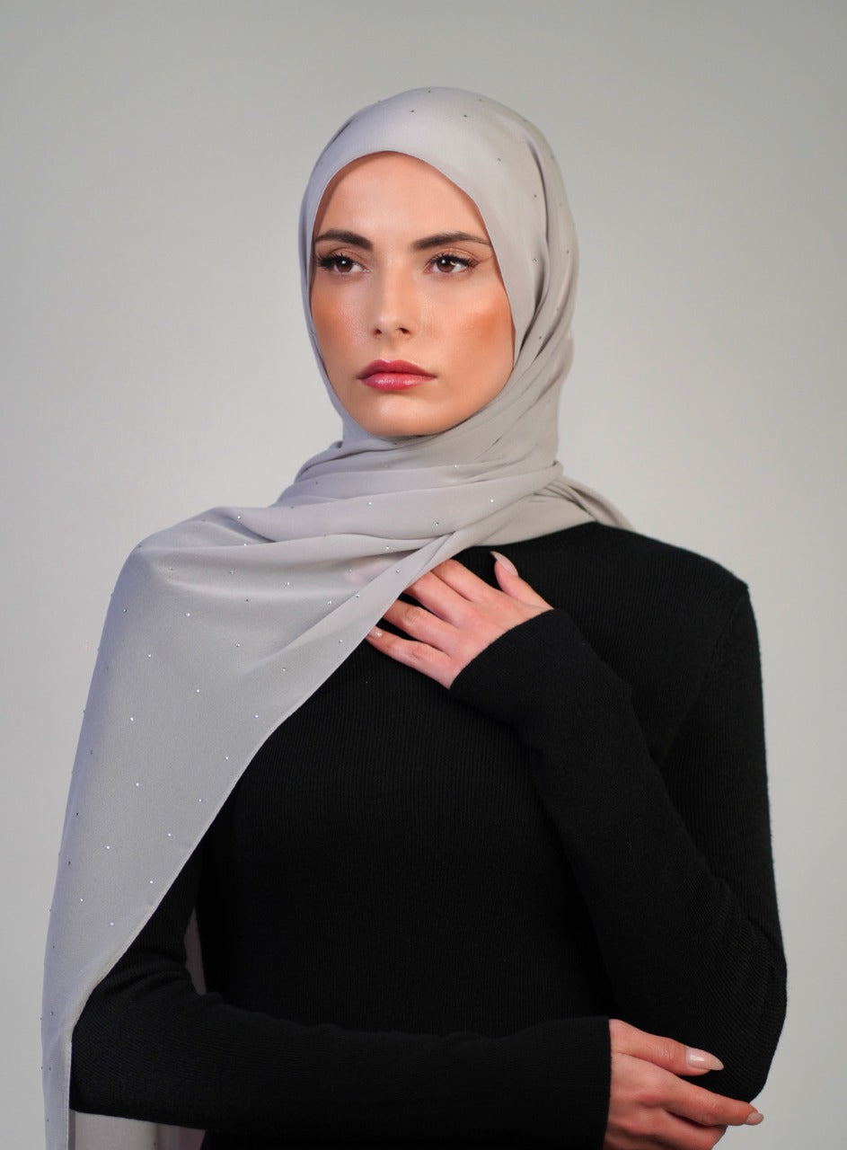 Crepe With Stones - Voile Fashion