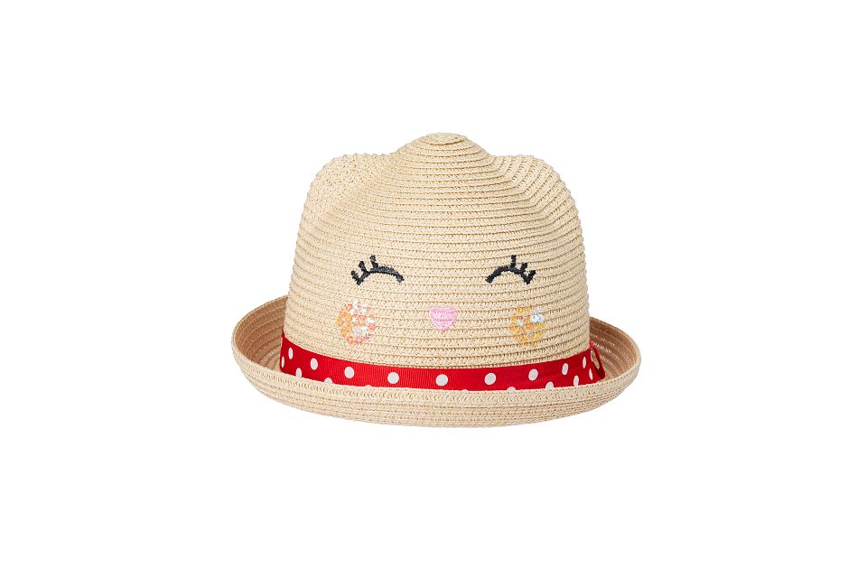 Kids Summer Straw Hat -  Voile