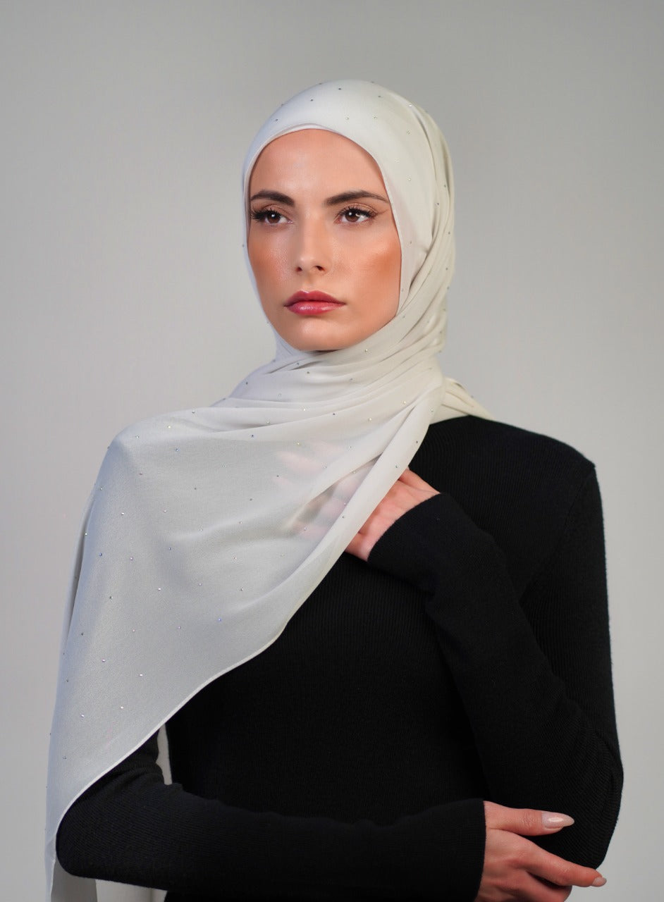 Crepe With Stones - Voile Fashion