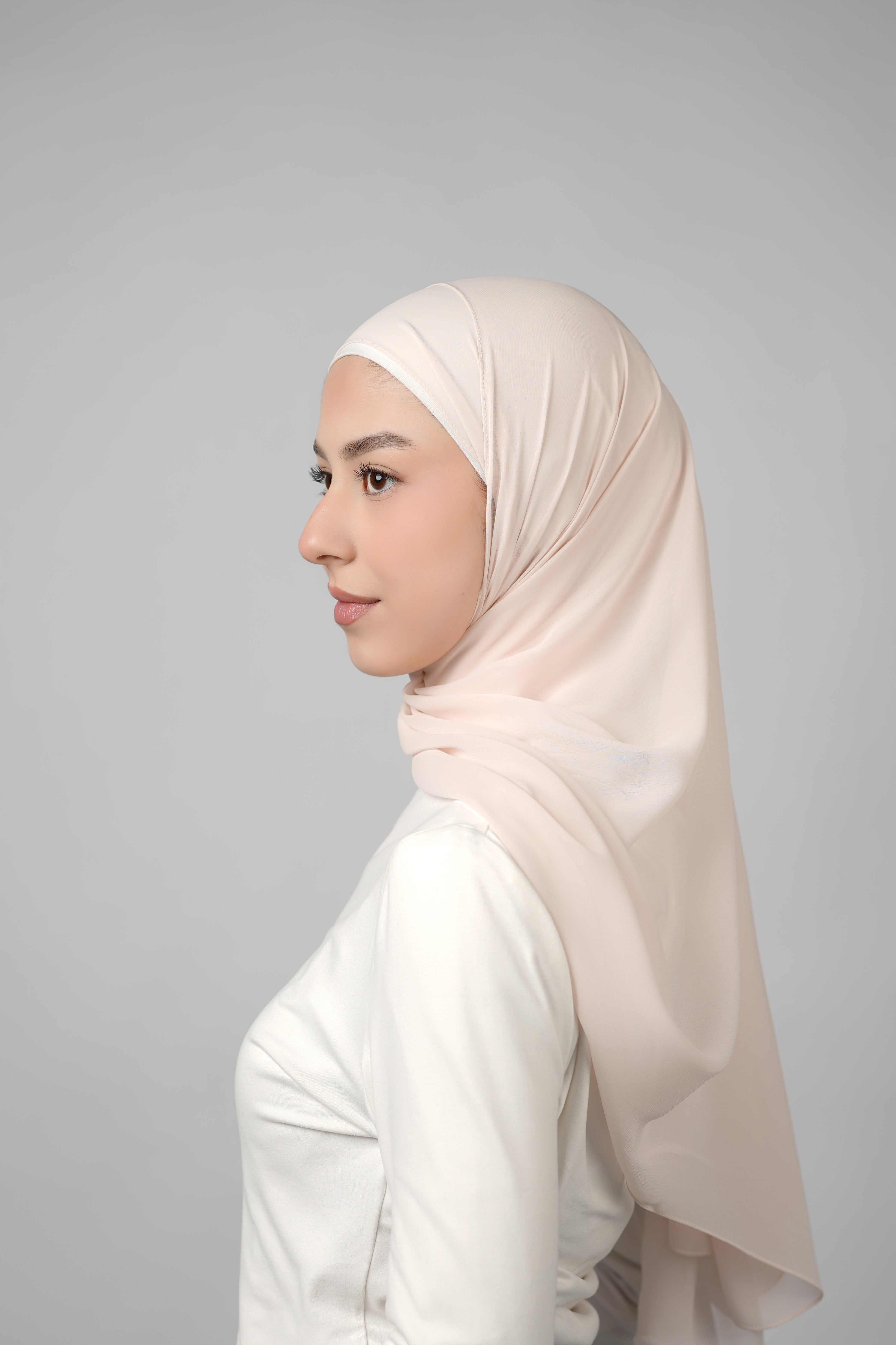 Basic Plain Chiffon Hijab  Voile