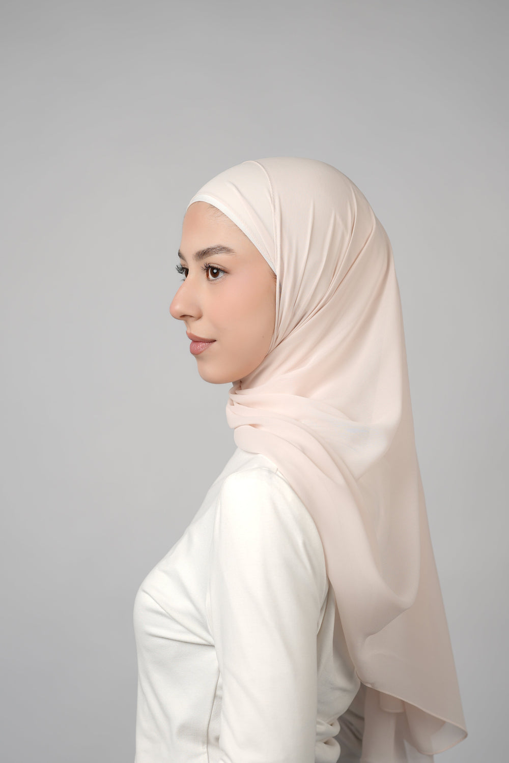 Basic Plain Chiffon Hijab  Voile