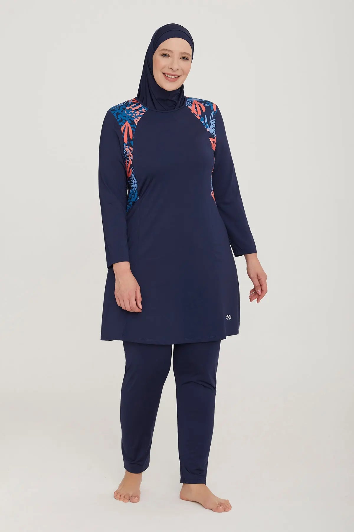 Maresiva Burkini Swimsuit-8101-B -  Voile