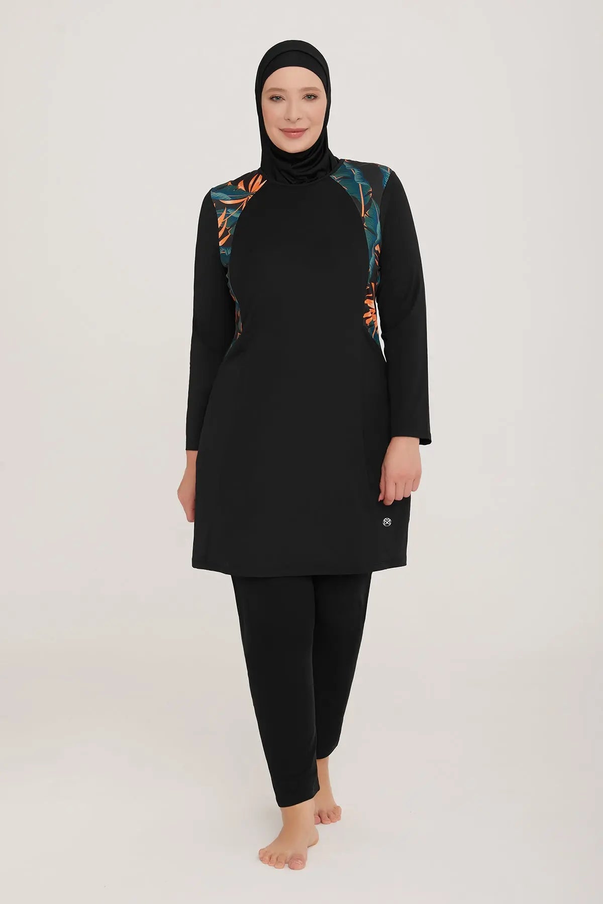 Maresiva Burkini Swimsuit-8102-B -  Voile