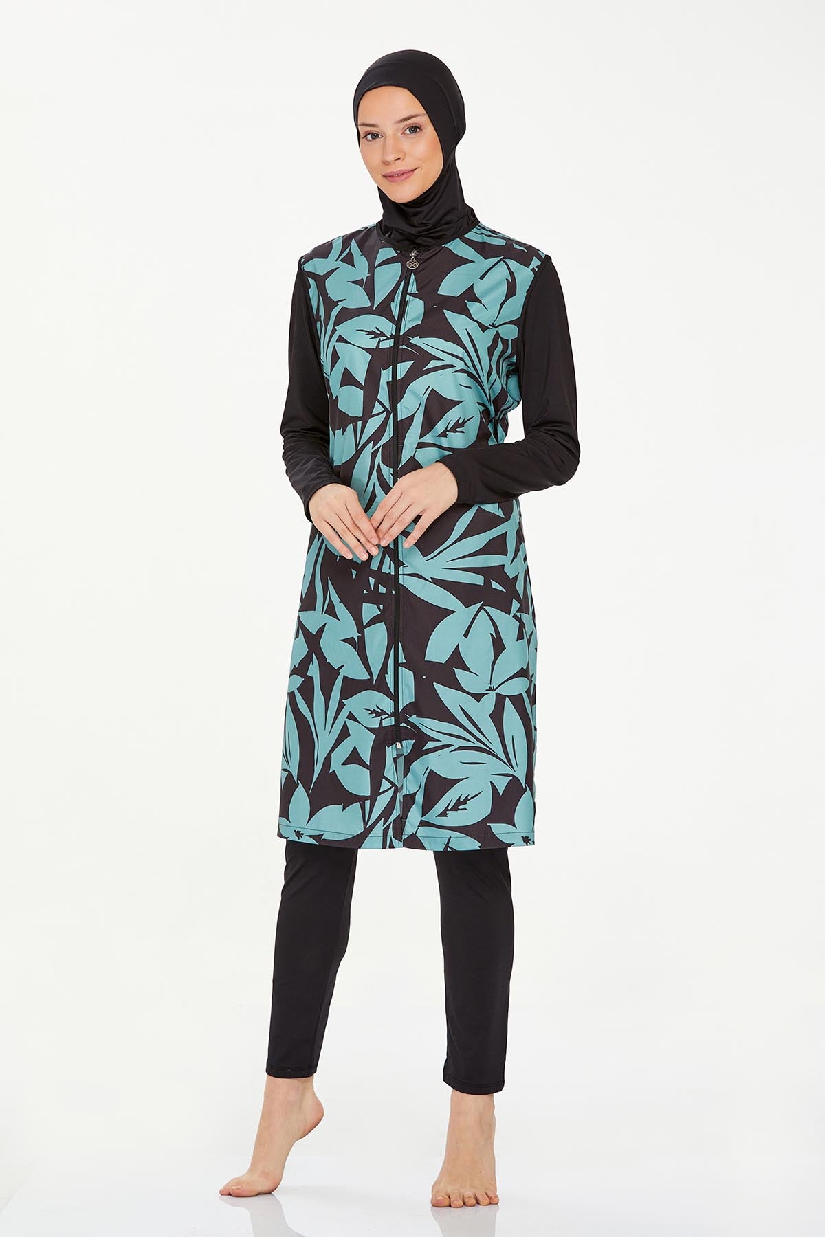 Maresiva Burkini Swimsui-8252-B  Voile