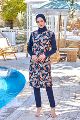 Maresiva Burkini Swimsui-8255  Voile