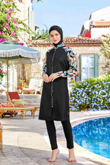 Maresiva Burkini Swimsuit-8266 -  Voile