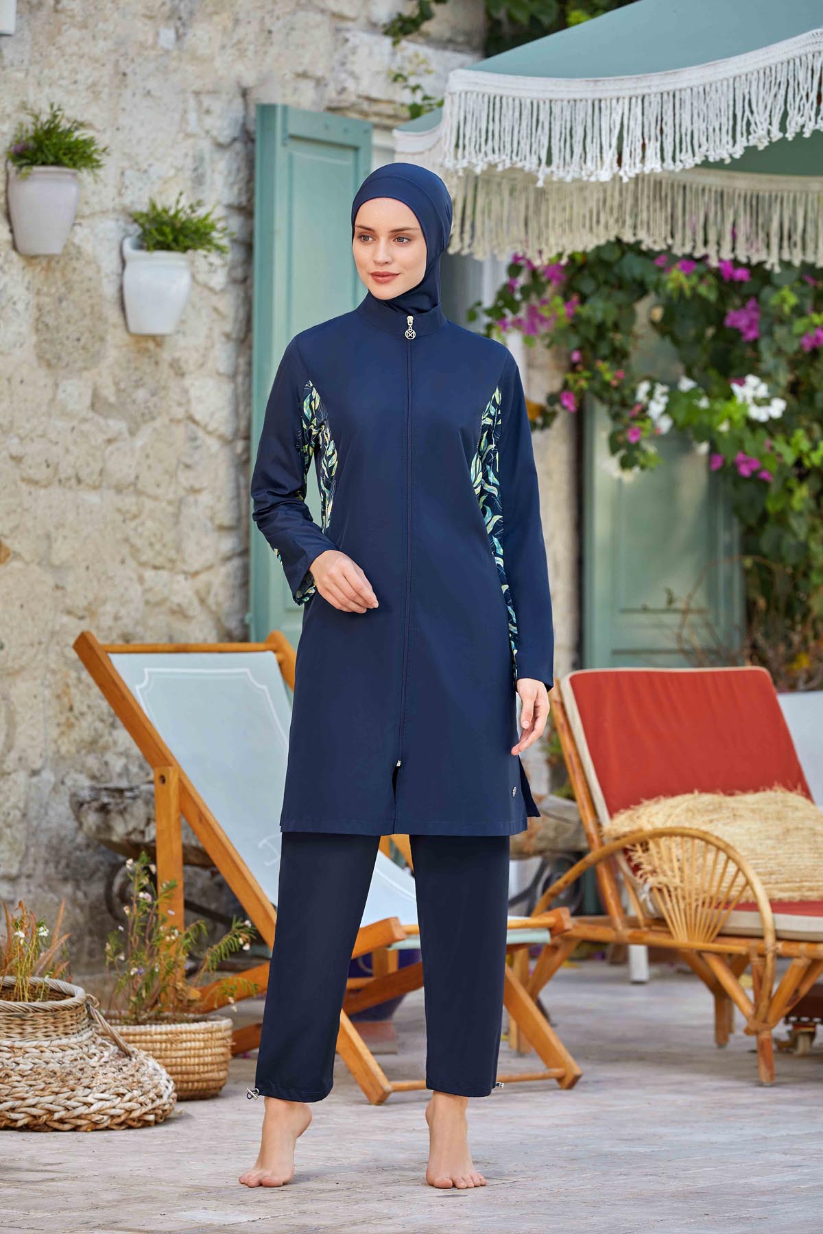 Maresiva Burkini Swimsuit 8284-B -  Voile