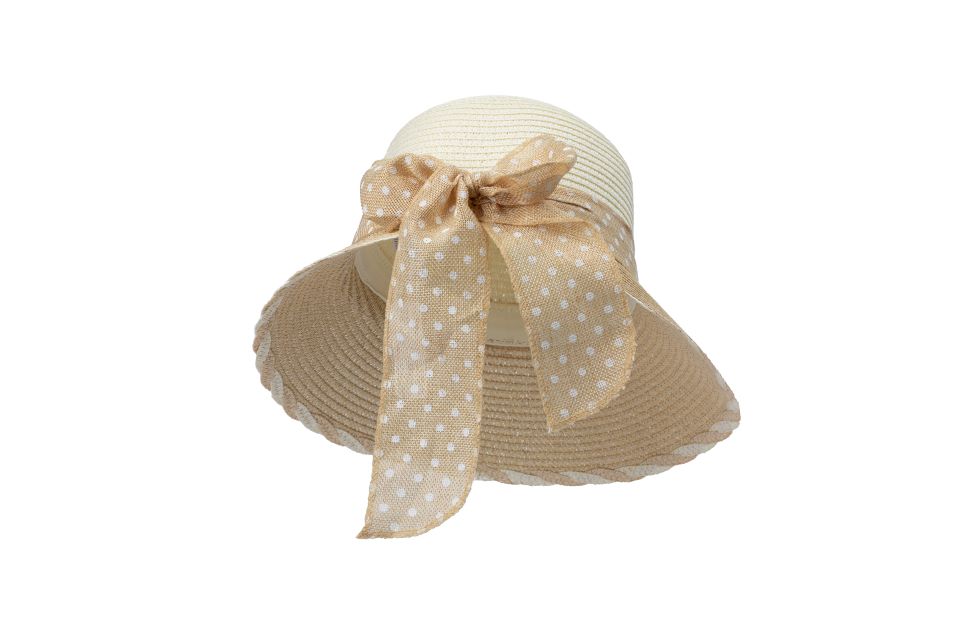 Kids Summer Straw Hat -  Voile