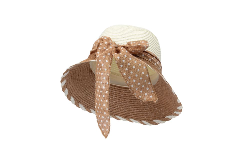 Kids Summer Straw Hat -  Voile