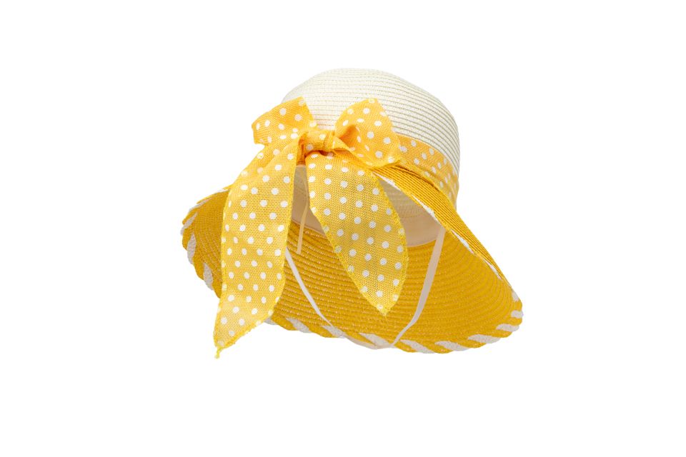 Kids Summer Straw Hat -  Voile