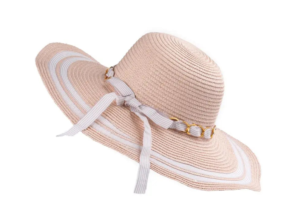 Summer Straw Hat -  Voile