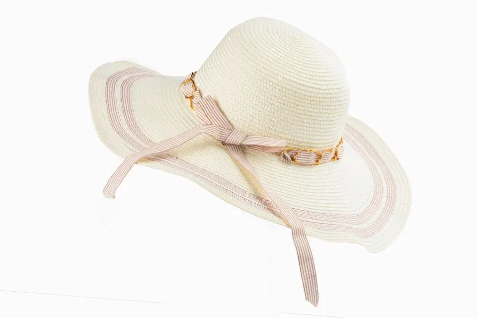 Summer Straw Hat -  Voile