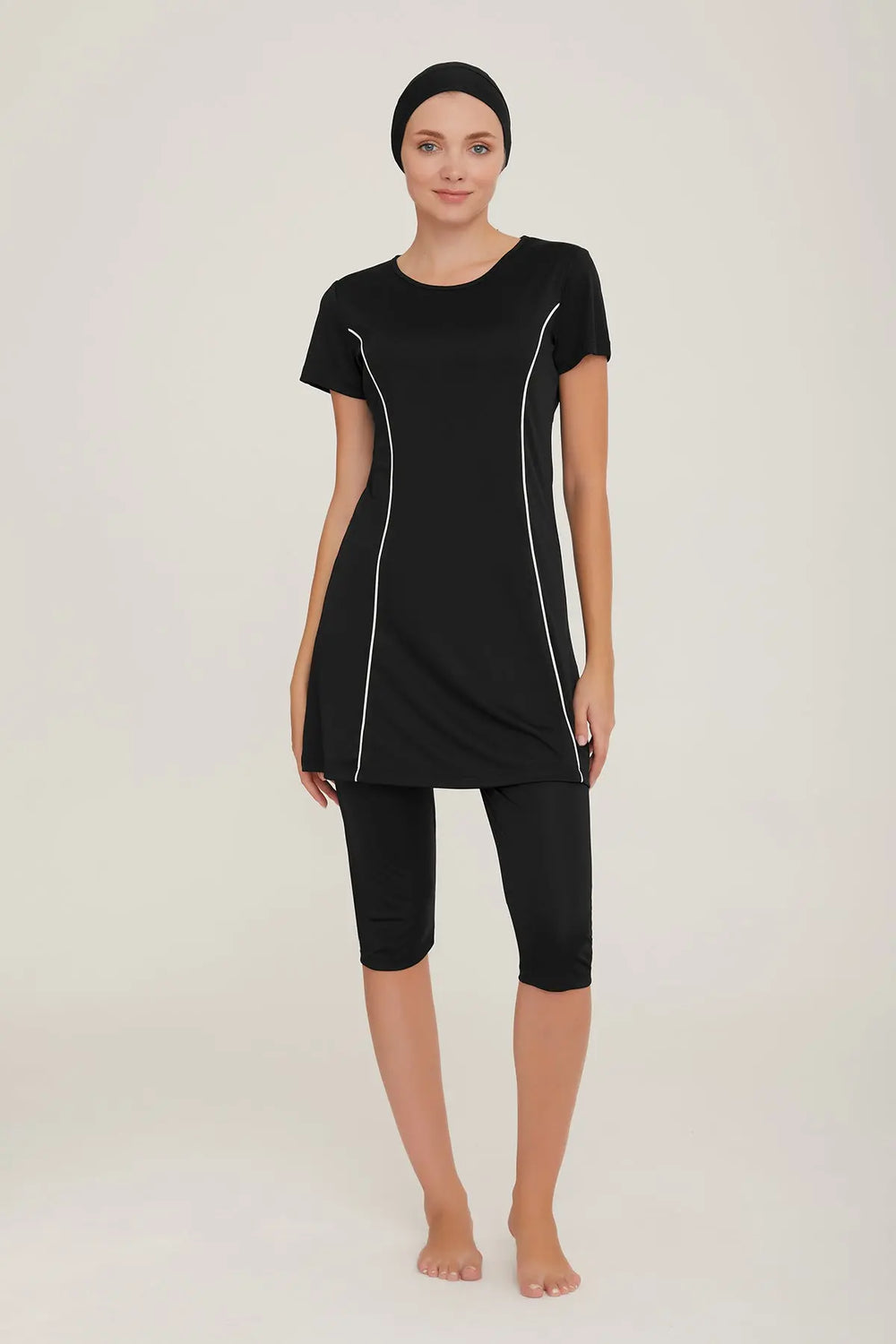 Rozamay Burkini Swimsuit-9091-B -  Voile