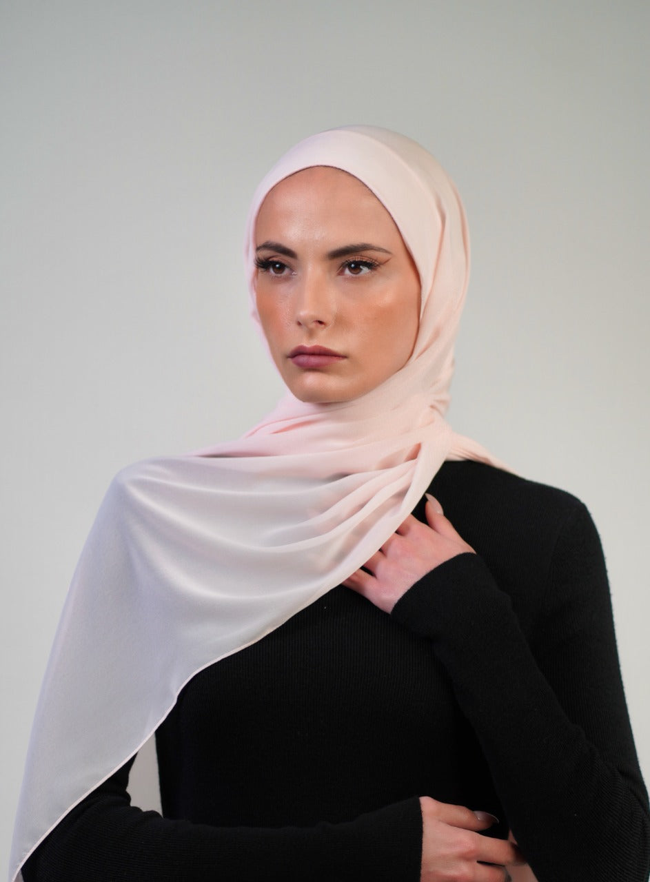 Plain Chiffon Instant Hijab - Voile Fashion