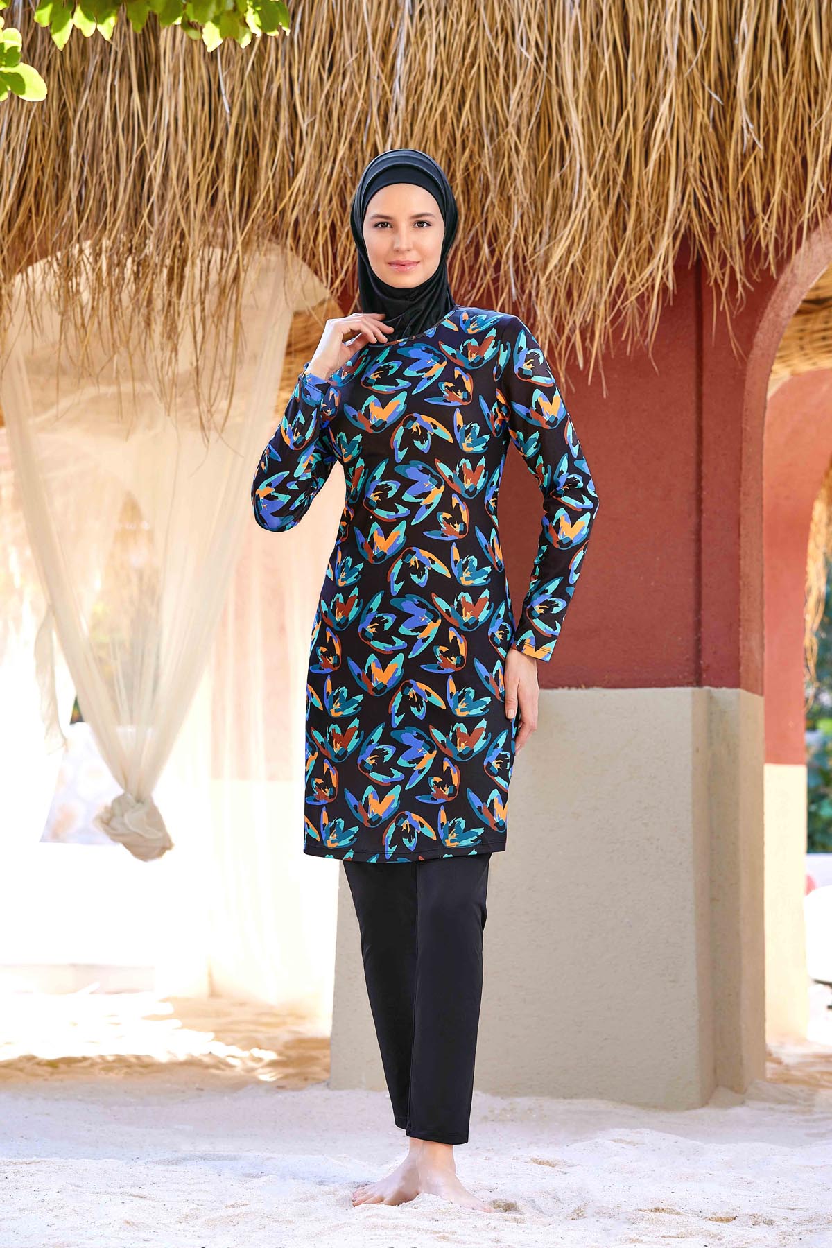 Rozamay Burkini Swimsuit- 9212 -  Voile