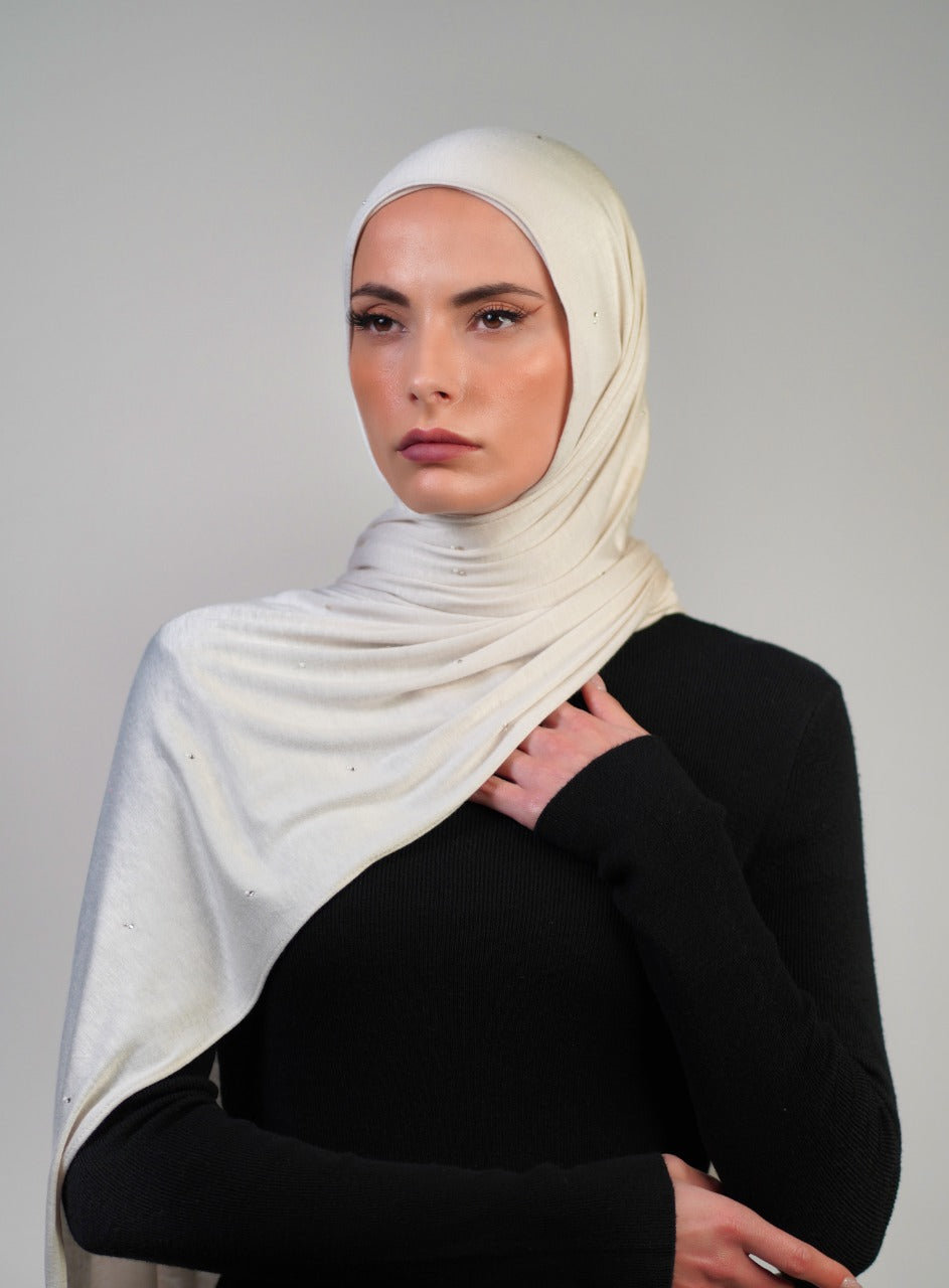 Cotton Stretch With Stones - Voile Fashion