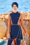 Adasea Burkini Lycra Swimsuit 4357 Voile Fashion