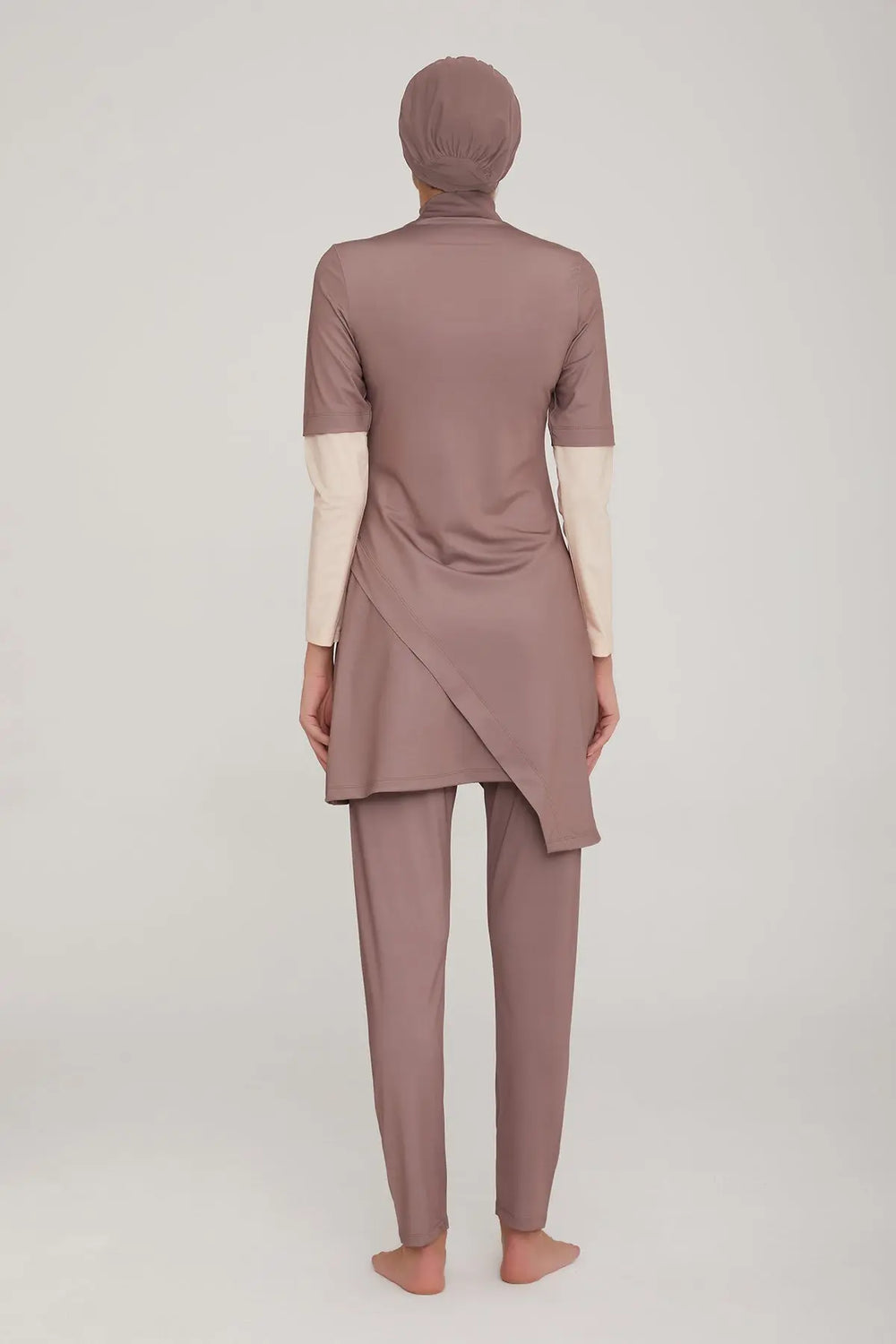 Adasea Burkini Lycra Swimsuit-4414 Voile Fashion