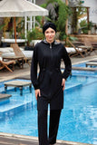 Adasea Burkini Lycra Swimsuit-4479 Voile Fashion