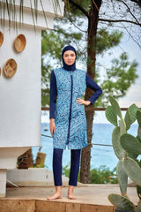 Adasea Burkini  Swimsuit-2236 Voile Fashion