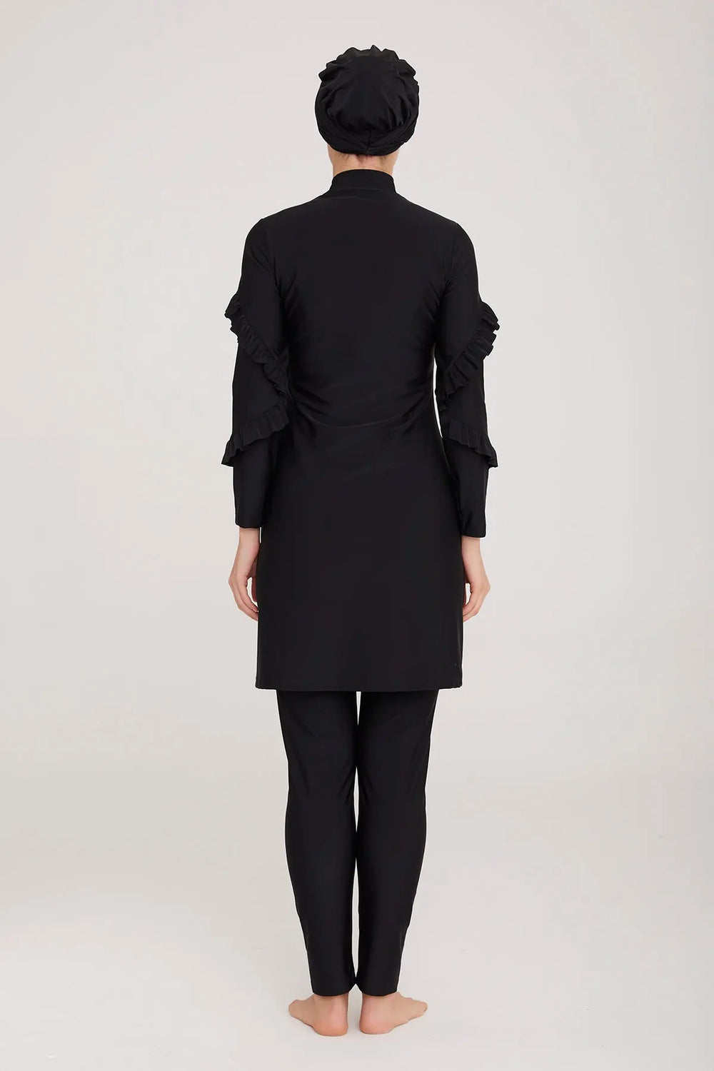 Adasea Burkini  Swimsuit-4104 Voile Fashion