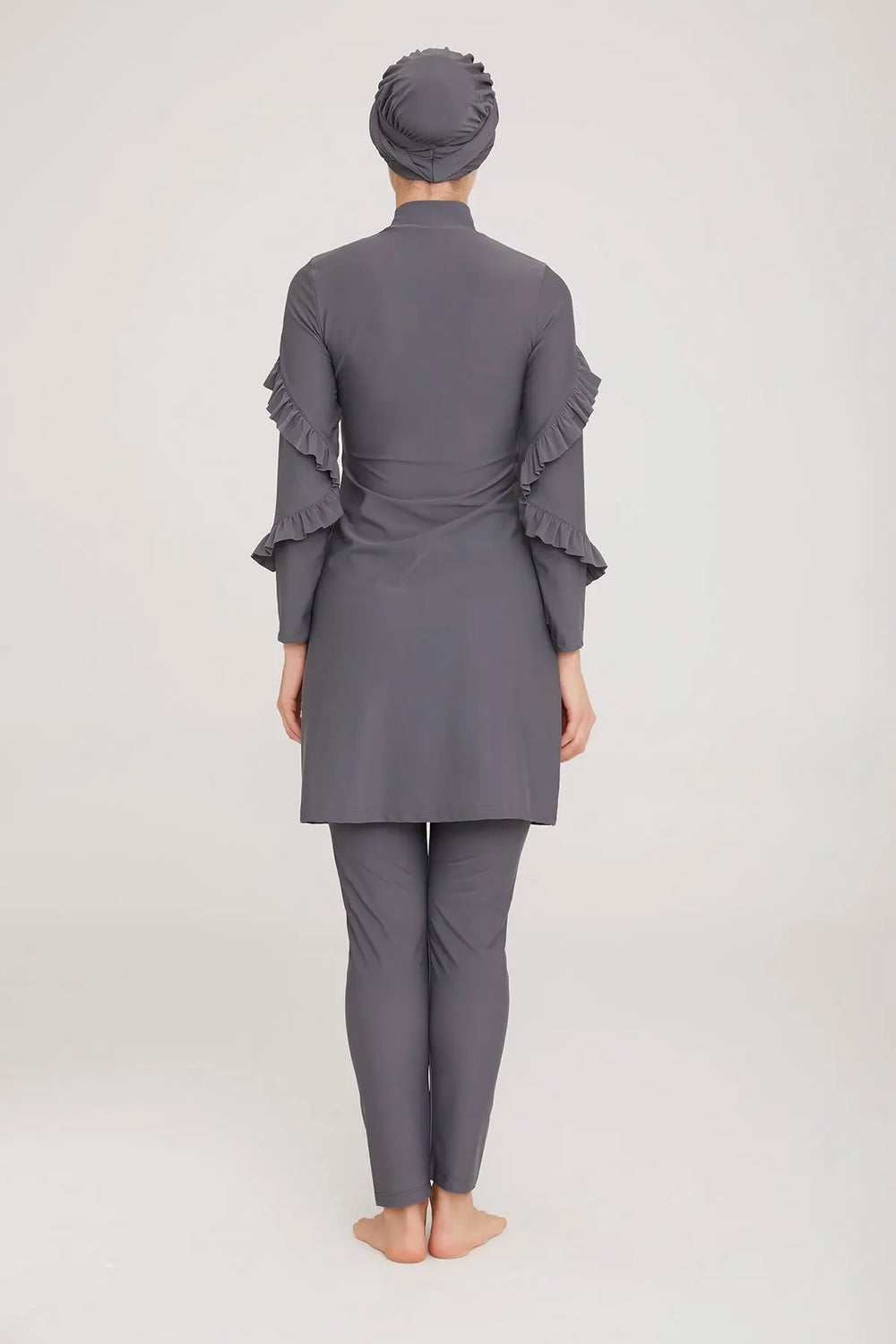 Adasea Burkini  Swimsuit-4104 Voile Fashion